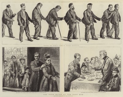 The Poor Blind i East End af Charles Paul Renouard